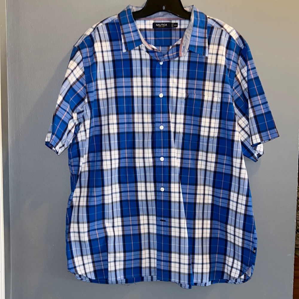 Nautica men’s shirt sleeve button down size XXL